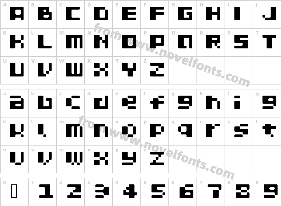 Template 6Character Map