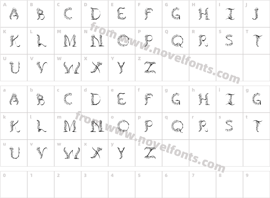 TenCHCeliberCharacter Map