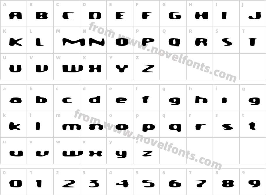 DioptrinCharacter Map