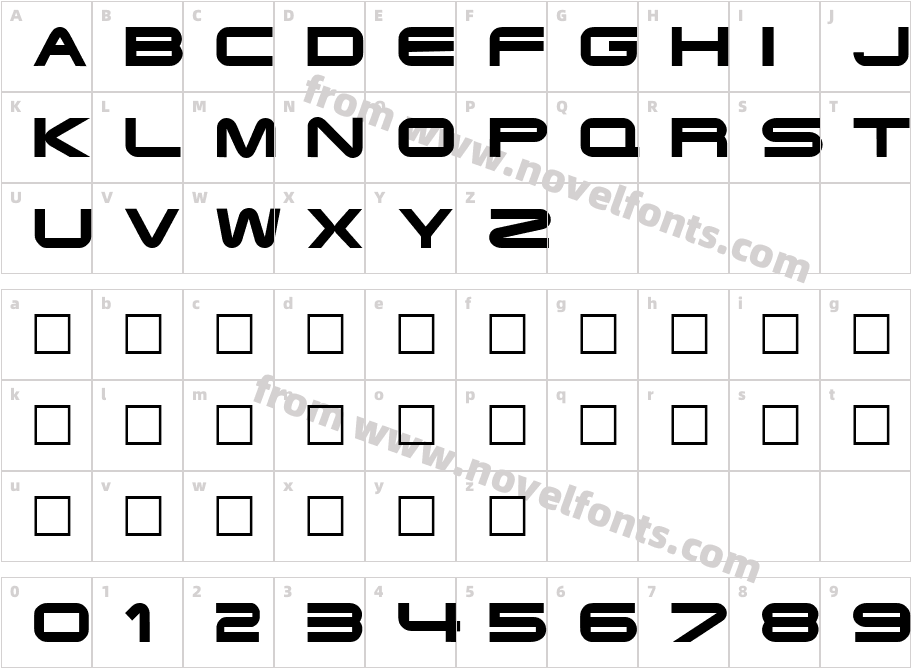 TerminatorCharacter Map