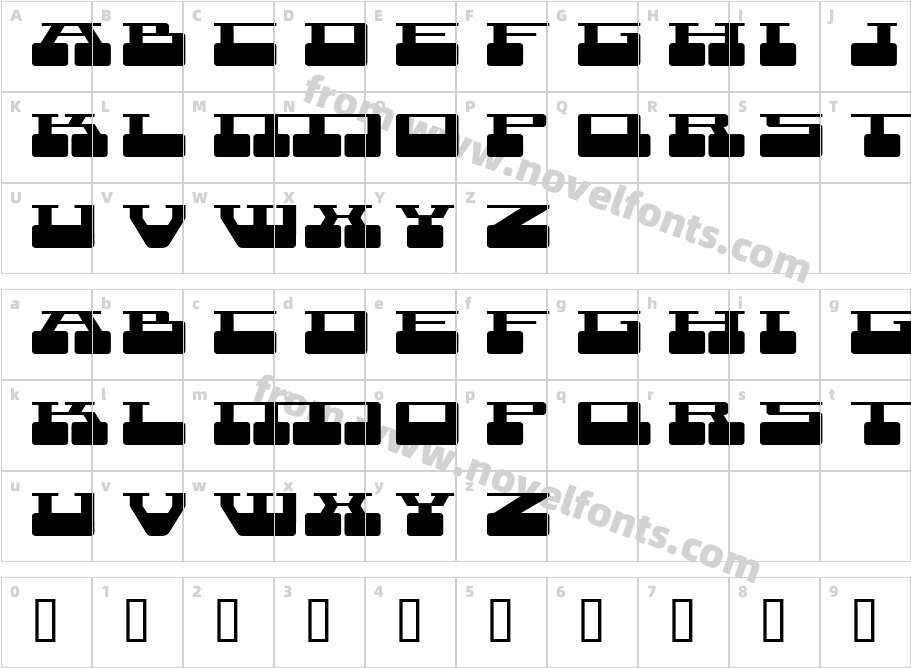 Terra  XCharacter Map