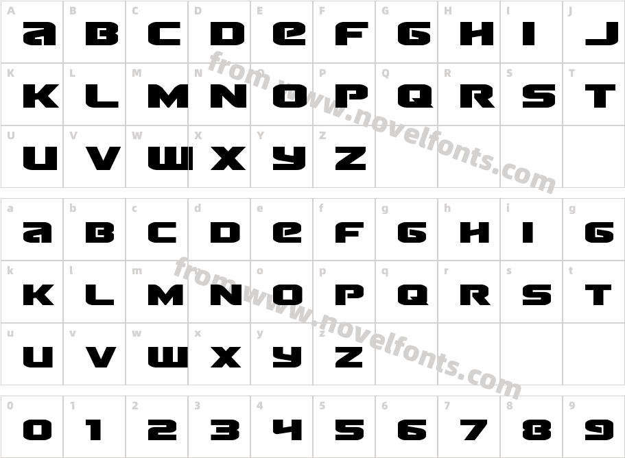 Terran ExpandedCharacter Map