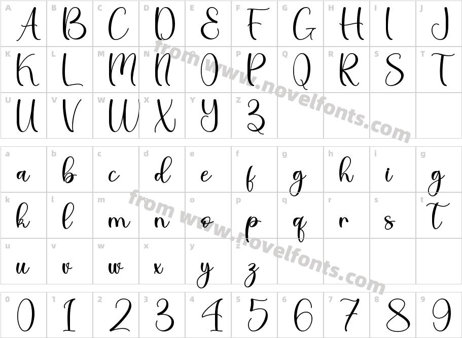 Thanks Christmas - Personal UseCharacter Map