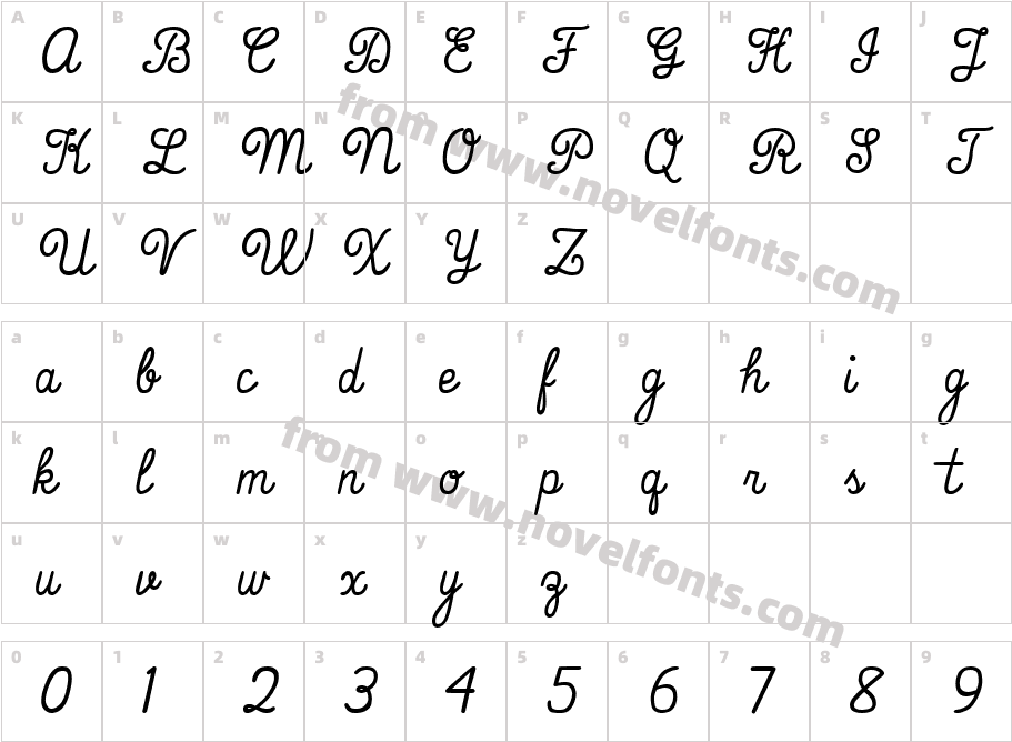 That's Font Folks! ItalicCharacter Map