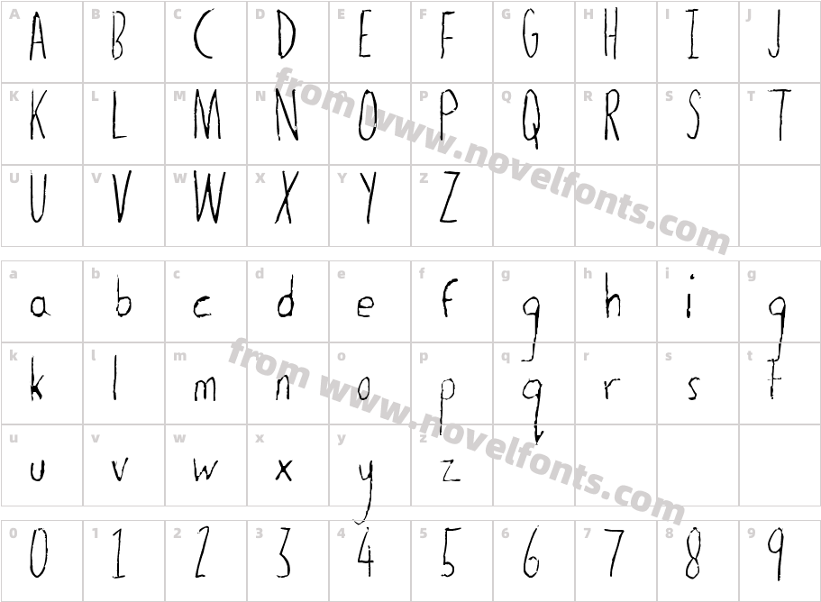 The Dog Ate My Homework LightCharacter Map