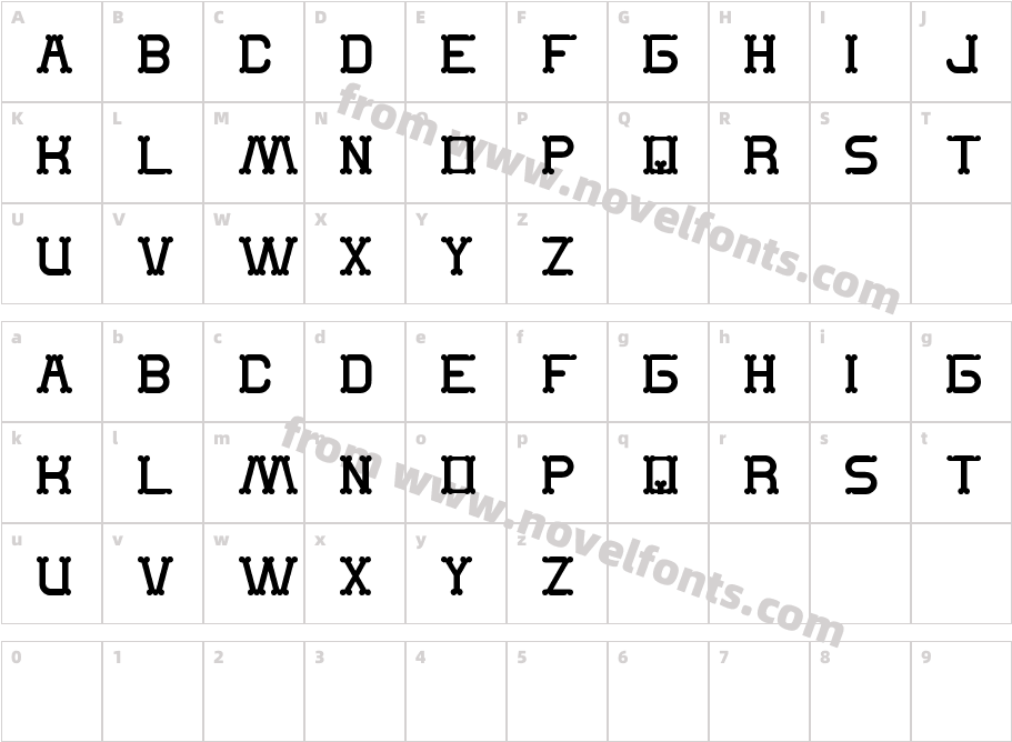 The MonkeyCharacter Map