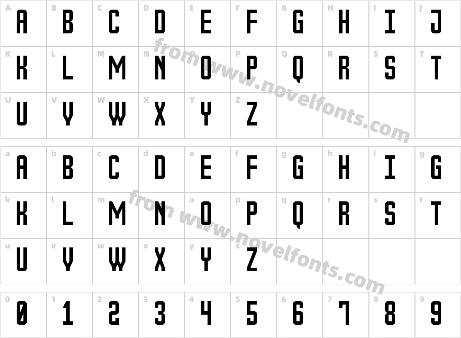 The Outbox StCharacter Map