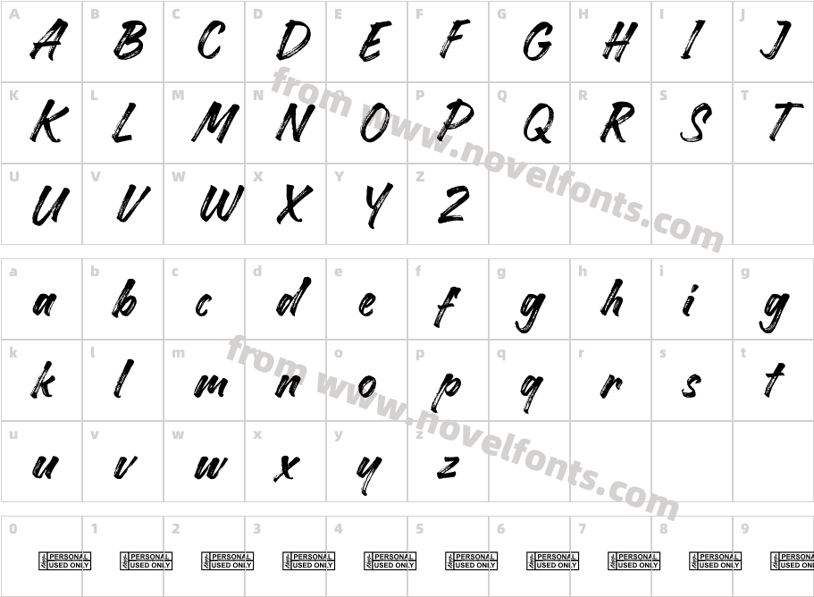 The Revengers TextureCharacter Map