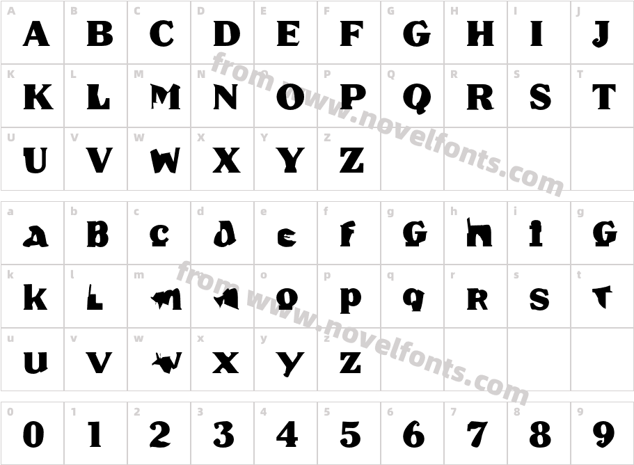 Dirty-SixOneCharacter Map