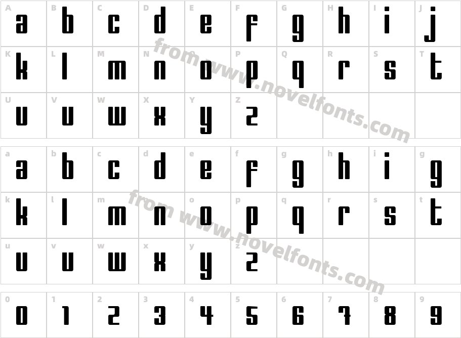 The SauceCharacter Map