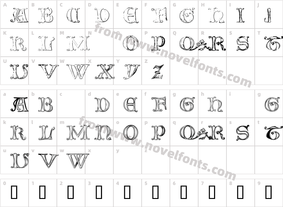 The Tomb (winter and spring) 1Character Map