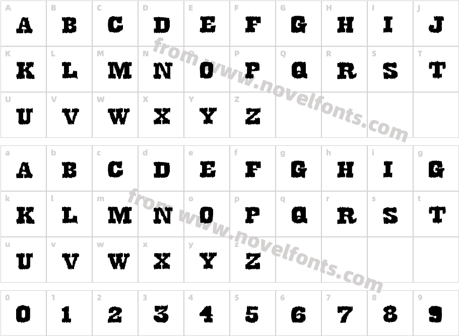 DirtyWesternCharacter Map