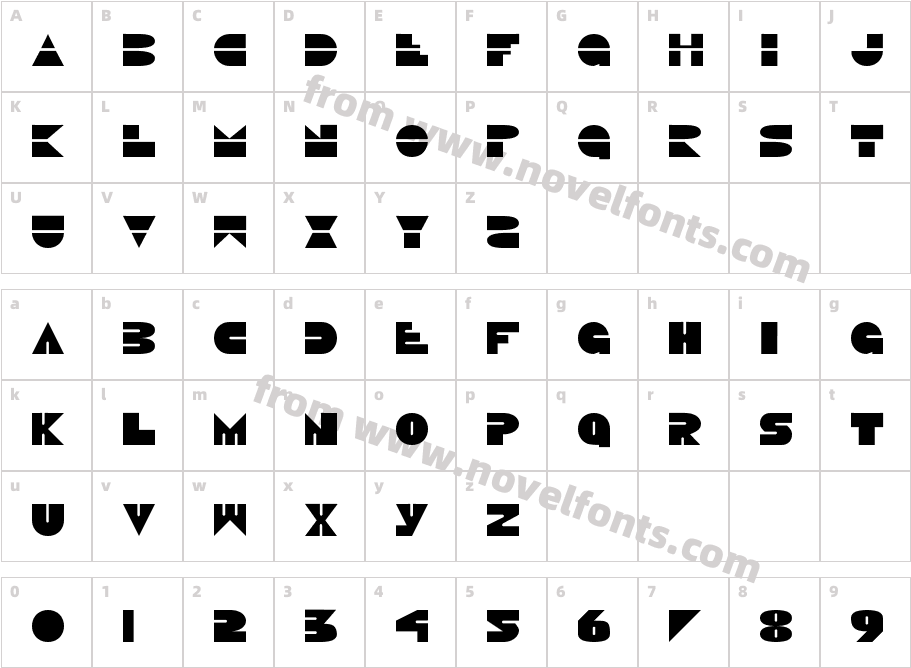 Disco DuckCharacter Map