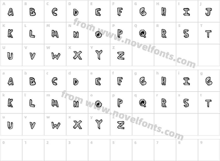 ThirdHandCharacter Map