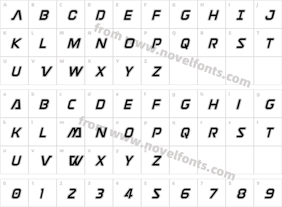 Discotechia AcademyCharacter Map