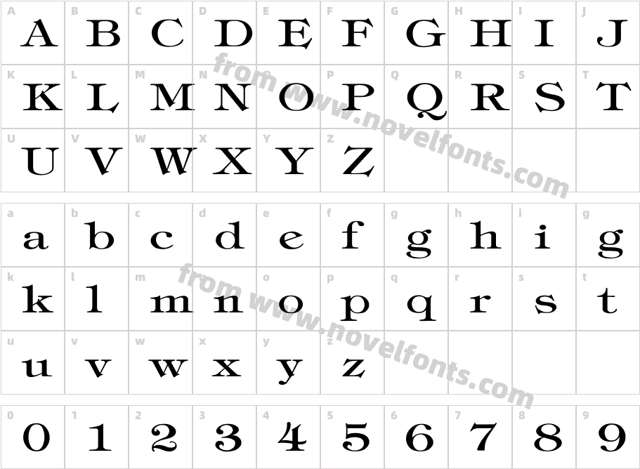 Tiffany-Normal WdCharacter Map