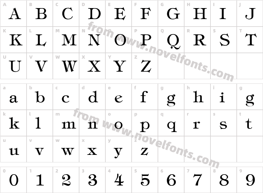 Tiffany-NormalCharacter Map