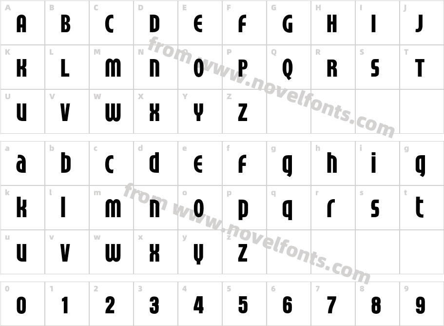 Timbre-NormalCharacter Map