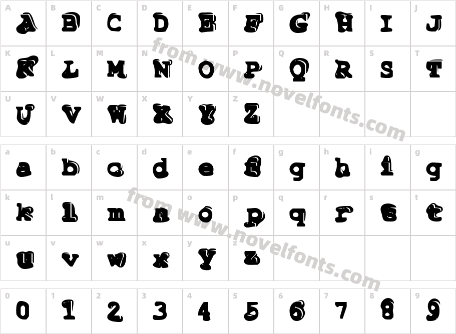 TiptonianRegularCharacter Map