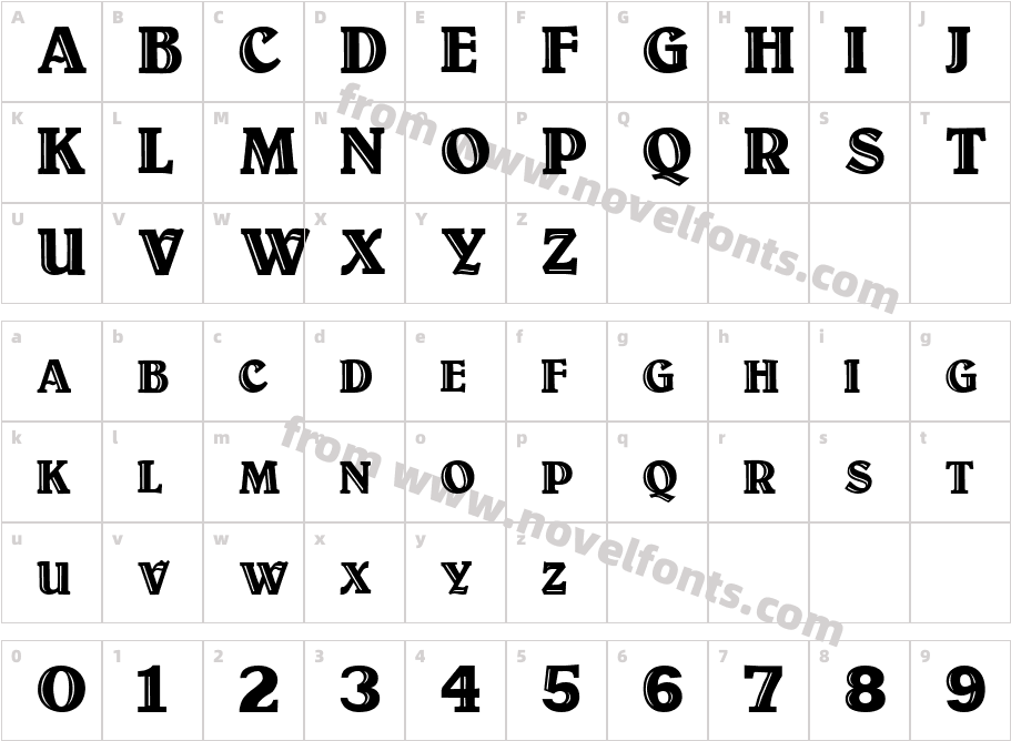 TituloCharacter Map