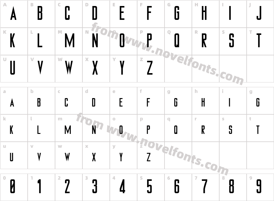 TivertonCharacter Map