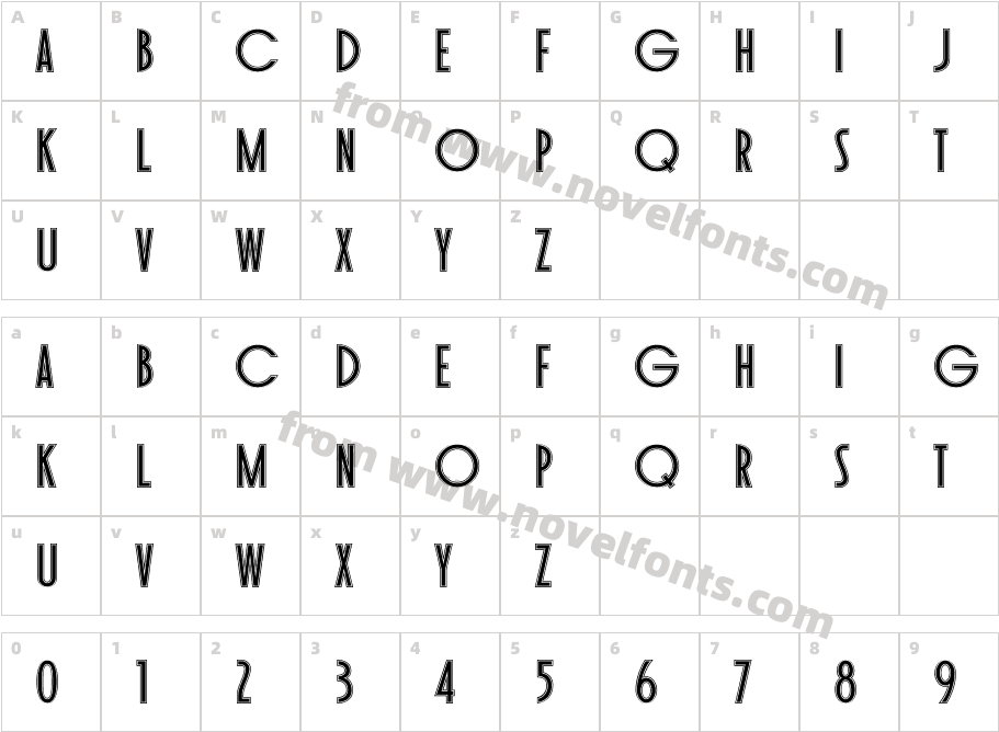 Toasted Vein BTN InlineCharacter Map