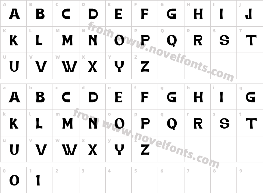 Tobelord - Personal UseCharacter Map