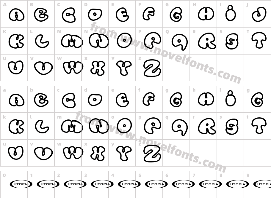 ToloCharacter Map