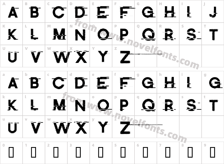 Distort MeCharacter Map