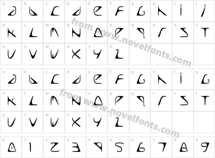 Too LateCharacter Map