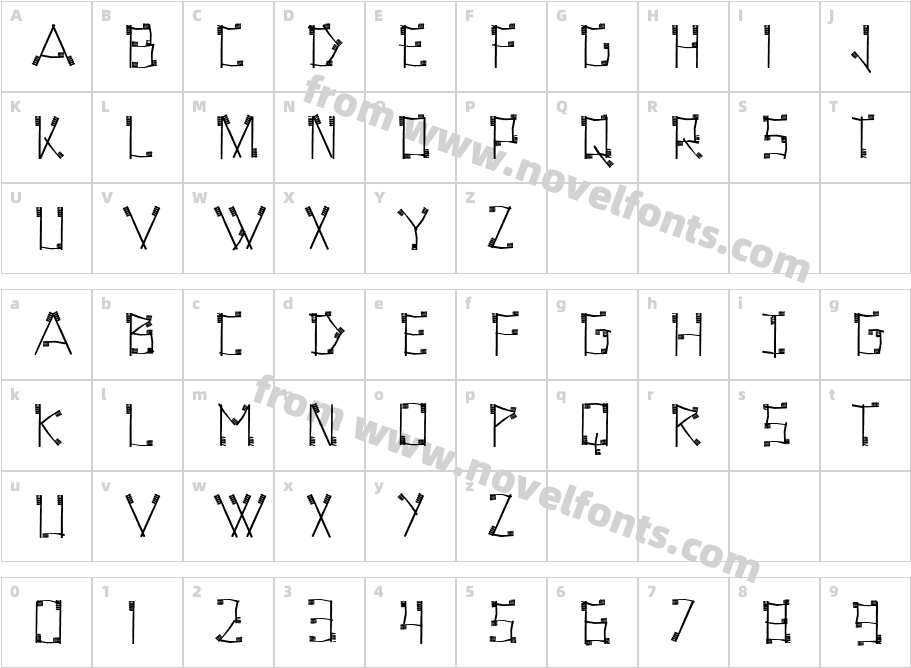 ToothBrushCharacter Map