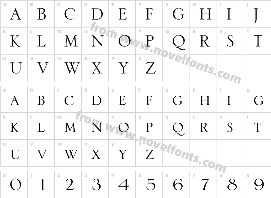 TorinoCharacter Map