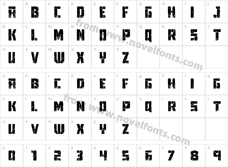 Tower Ruins Drop-CaseCharacter Map