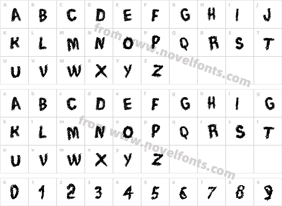 Trace of RoughCharacter Map