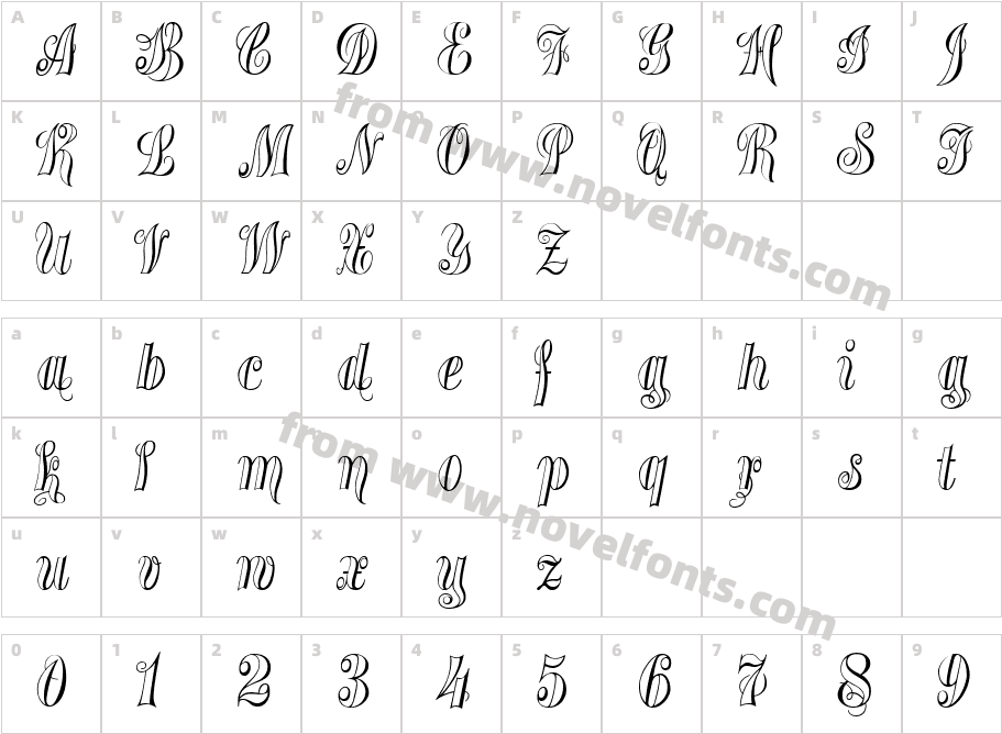 Treasury Silver AltCharacter Map