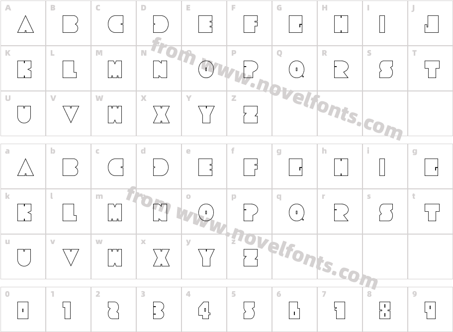 TresdiasCharacter Map