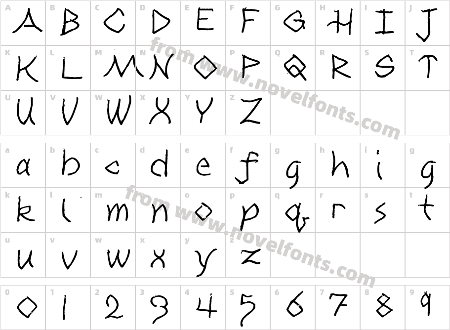 Tribal SchoolhouseCharacter Map