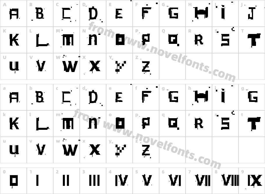 Trinitarian RhapsodyCharacter Map