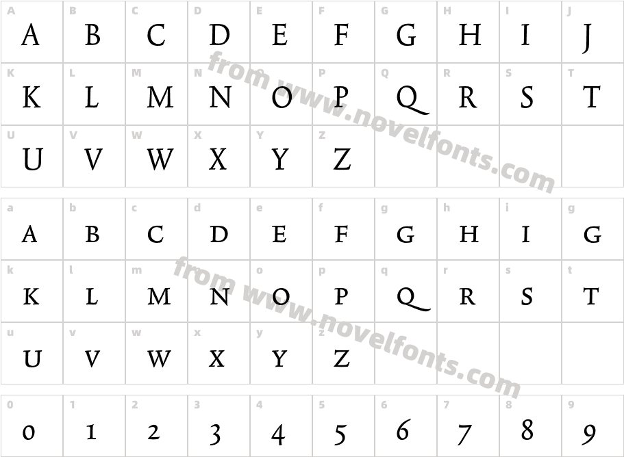 TriniteNo2-RomanCondExpCharacter Map