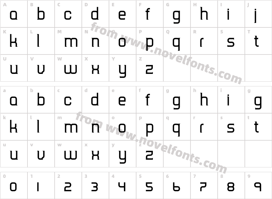 TripSerifCECharacter Map