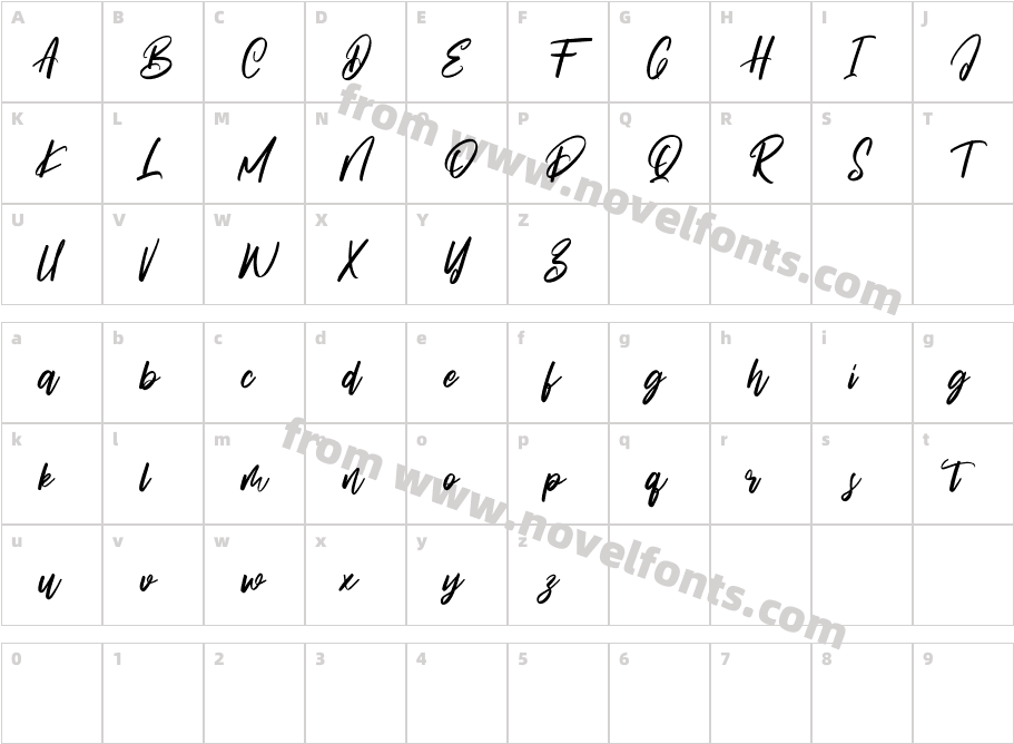 Tripfills Free RegularCharacter Map