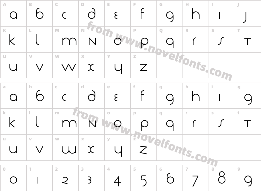 TschichCharacter Map