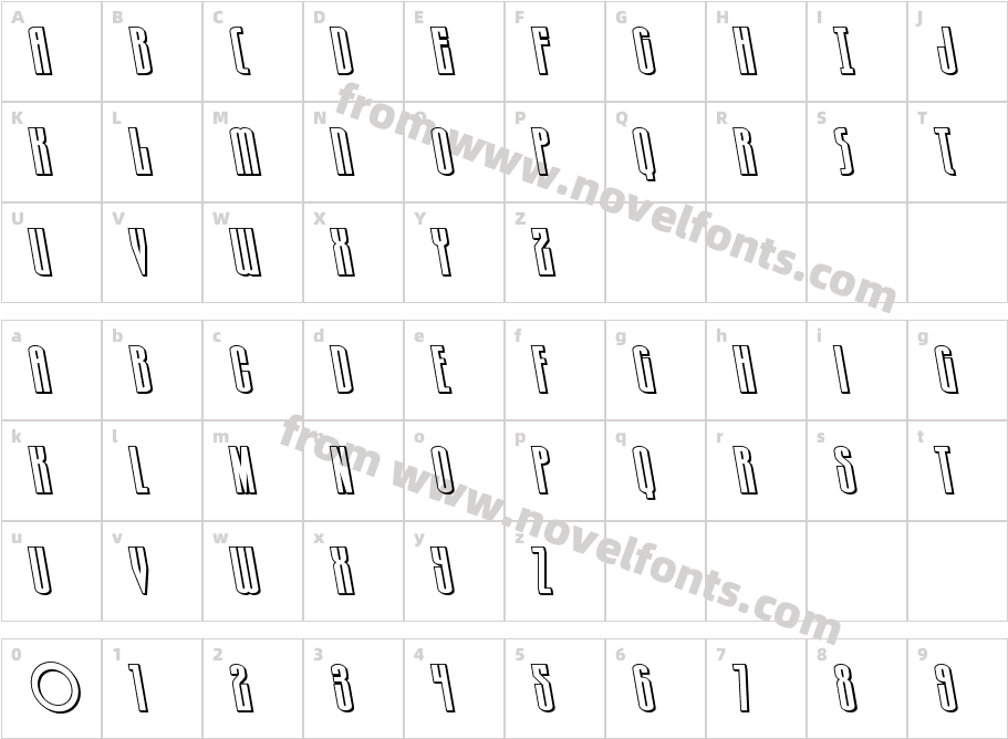 Turb0lence 3D LeftalicCharacter Map