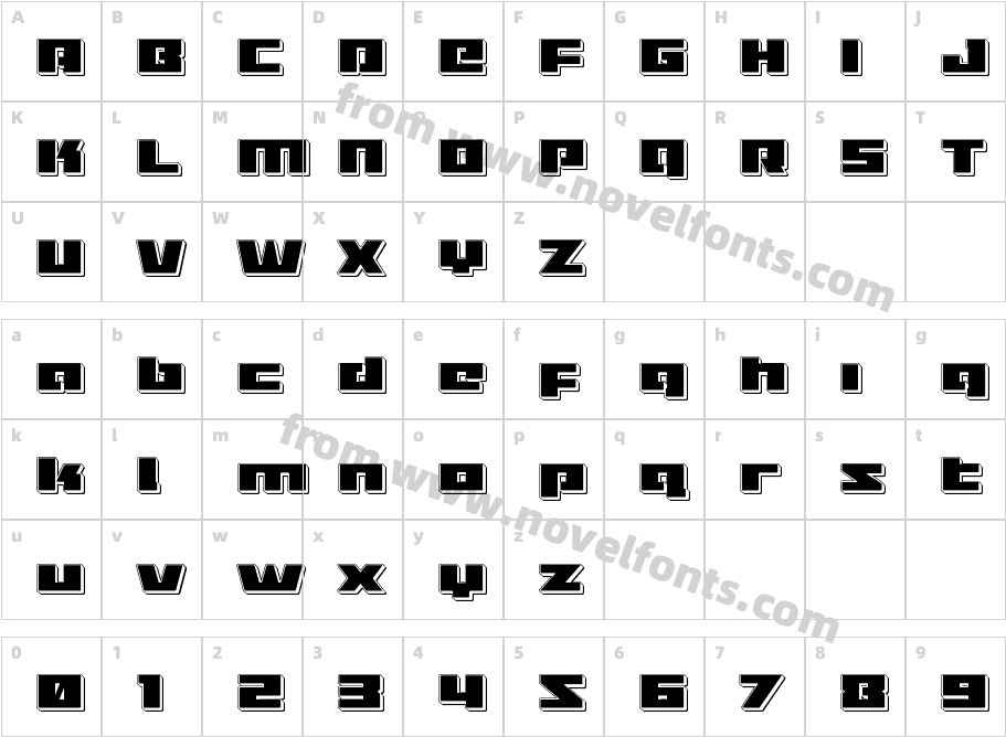 Turbo Charge PunchCharacter Map