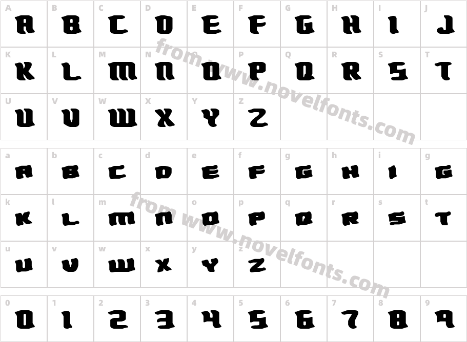 Turmoil (BRK)Character Map