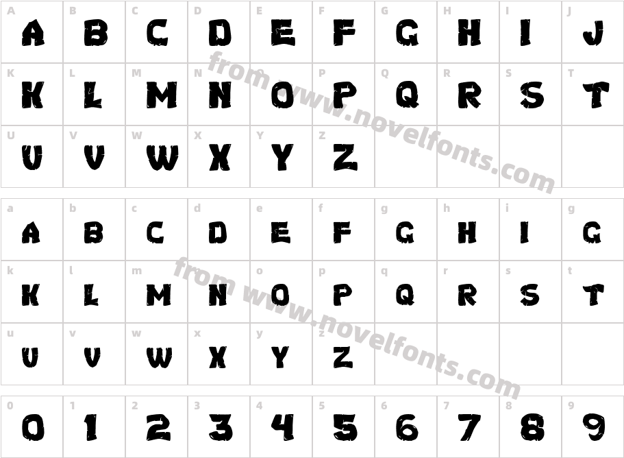 Turtles NormalCharacter Map