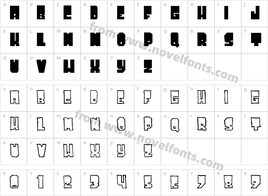 Tuskey-SanCharacter Map