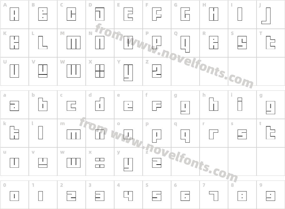 Tutor OutlineCharacter Map