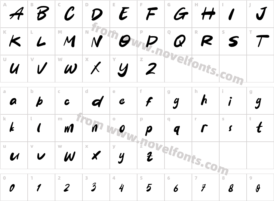 TuwirCharacter Map