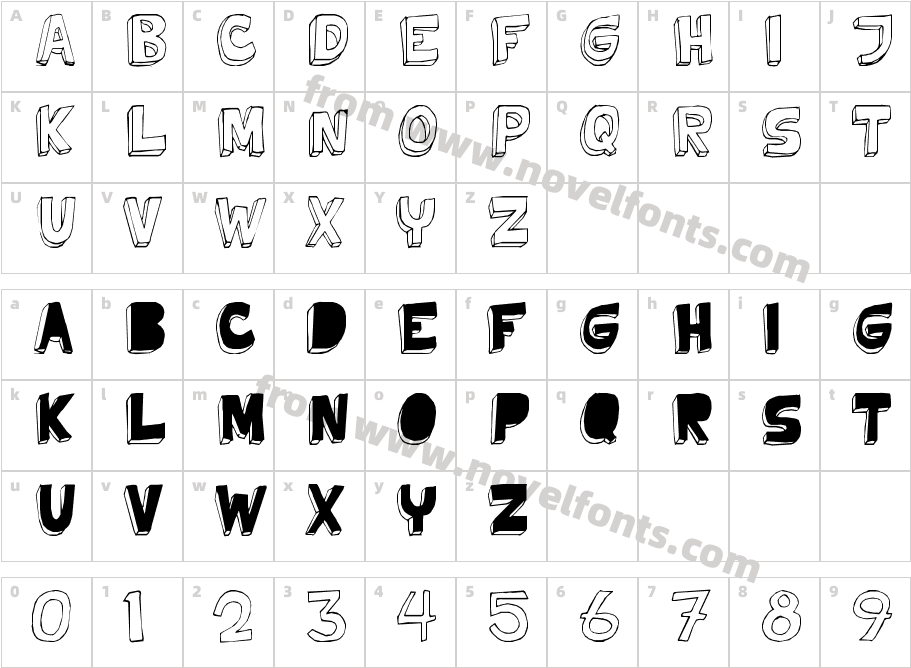 Tweedy_Erc_01Character Map